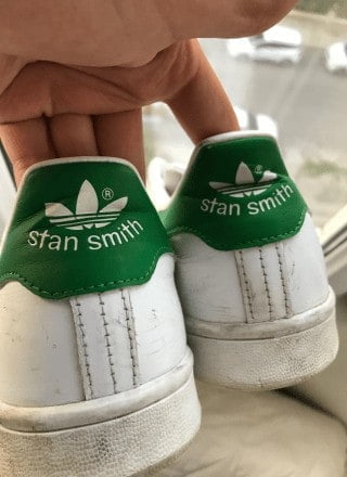 Adidas Stan Smith Green Back View - After 1 Year © izreview.com