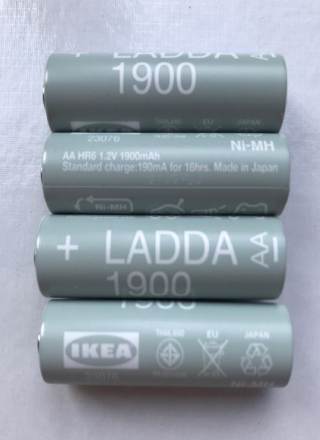 IKEA ladda rechargeable battery 1900mah 320x440