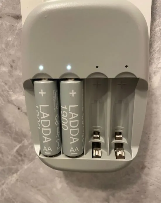 ikea stenkol battery charger with IKEA Ladda batteries