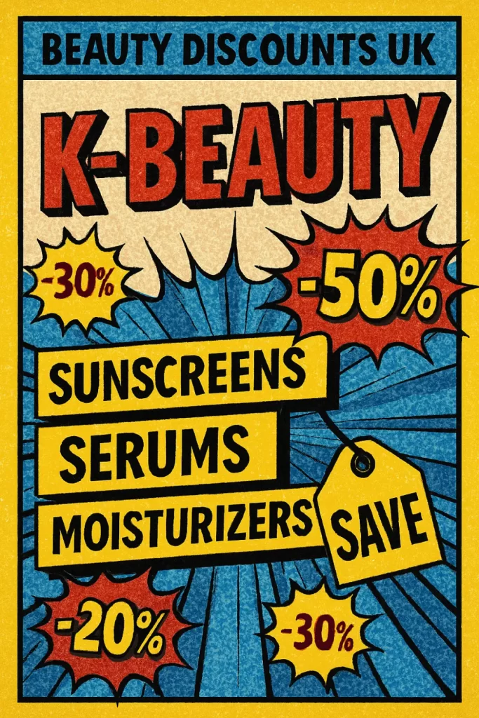 k‑beauty skincare deals uk