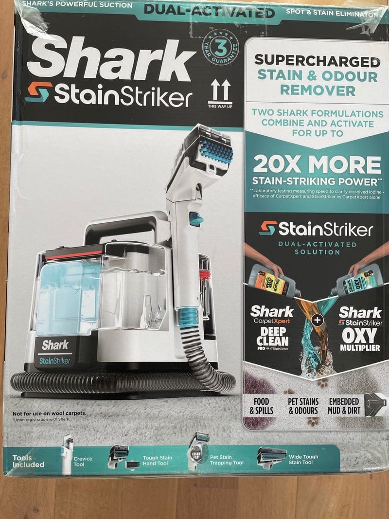 shark stainstriker cover english