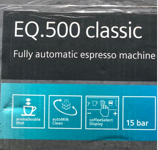 siemens eq.500.classic coffee machine