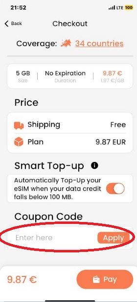 bnesim coupon code