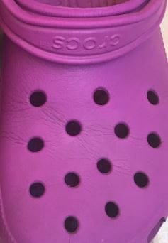 crocs clogs big ventilation holes