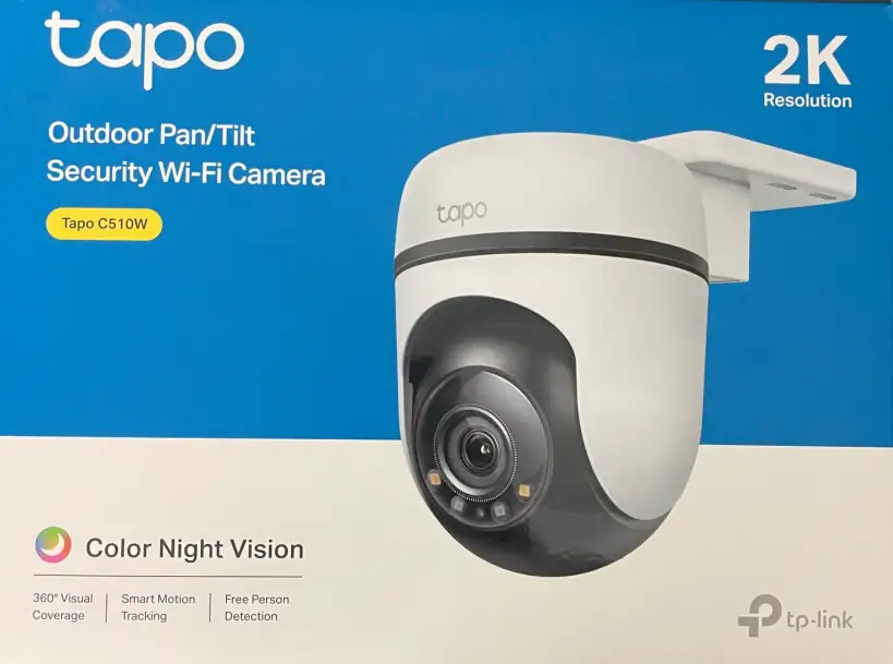 tp-link tapo 2k security camera box
